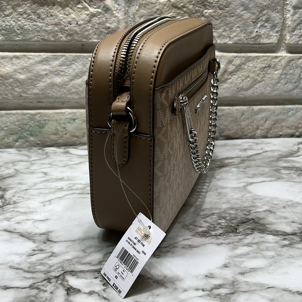 MICHAEL KORS JET SET LARGE OMBRÉ CROSSBODY BAG. NWT. - Picture 5 of 12